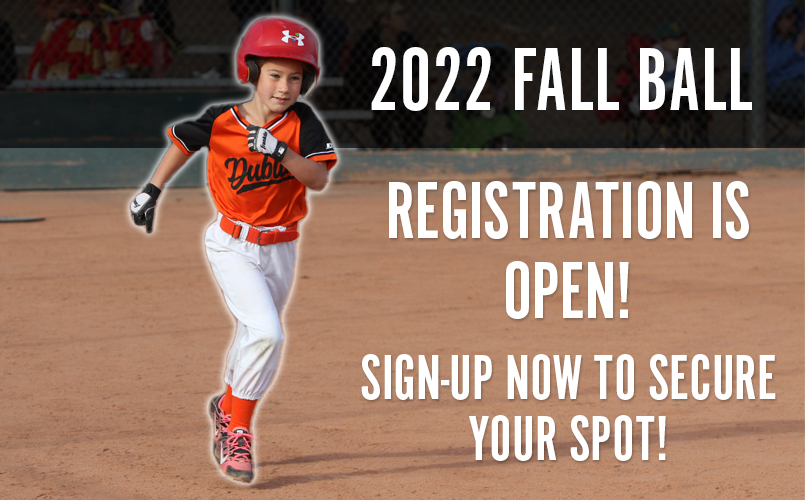 Fall Ball Registration now open